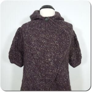 ANN TAYLOR LOFT Cardigan Sweater XS/S SMALL Cross Front Wool Alpaca Blend